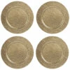 Home Essentials Set Of Four 13in Gold Diamond Chargers Dinnerware 1 Home Essentials Set Of Four 13in Gold Diamond Chargers Dinnerware -Home Essentials store 3010321035 RLLZ 1