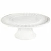 Home Essentials 12In Beaded Thumbprint Cake St Serveware