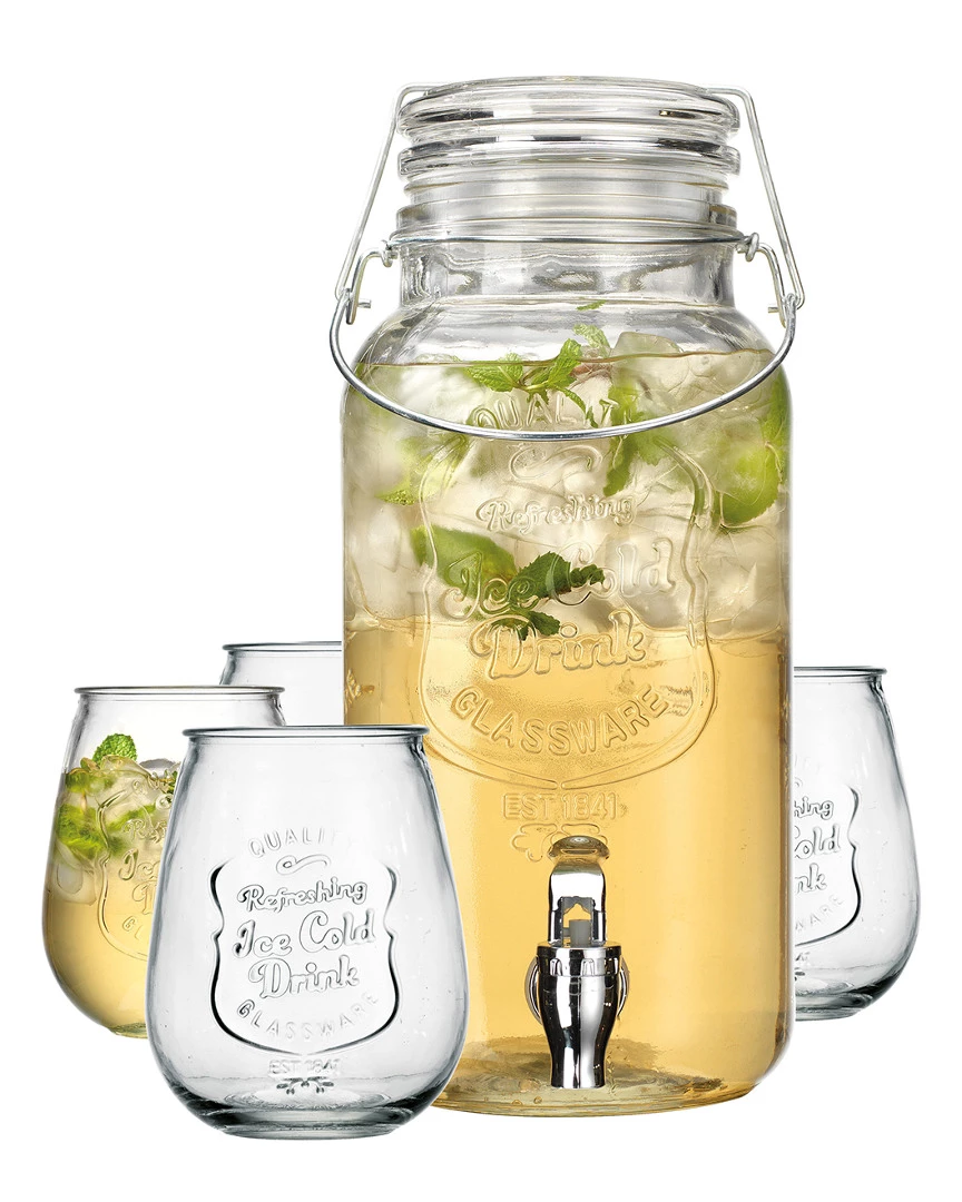 Home Essentials Retroware 5Pc Bail&Tr Display/Steel Bar Carts & Accessories 4 Home Essentials Retroware 5Pc Bail&Tr Display/Steel Bar Carts & Accessories - Image 2