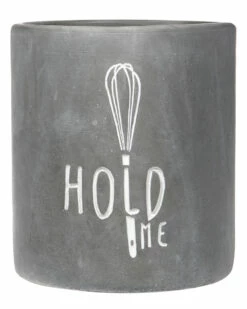 Home Essentials 6in Hold Me Utensil Crock Kitchen & Pantry Storage