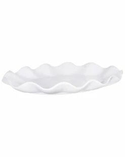Home Essentials Pure 16In Oval Ruff Platter Serveware