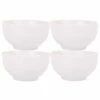 Home Essentials Set Of 4 4.5In Round All Purpose Bowls Dinnerware