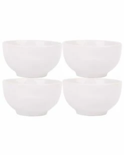 Home Essentials Set Of 4 4.5In Round All Purpose Bowls Dinnerware