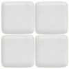 Home Essentials Set Of 4 5.5In Square Plates Dinnerware 2 Home Essentials Set Of 4 5.5In Square Plates Dinnerware -Home Essentials store 3050104410 RLLZ 1