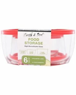 Home Essentials Fresh 1/2/4Cup Ast Bowl Kitchen & Pantry Storage