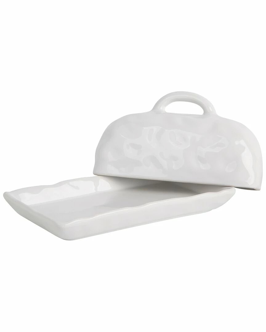 Home Essentials 8in Organic Butter Dish Serveware 4 Home Essentials 8in Organic Butter Dish Serveware - Image 2