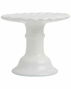 Home Essentials 6in Round Bead Mini Cake Stand Serveware