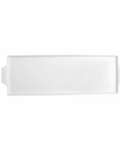 Home Essentials Set Of 2 17in Rectangle Platter With Handle Serveware