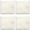 Home Essentials Set Of 4 4in Square Marble Coaster Serveware -Home Essentials store 3050251432 RLLZ 1