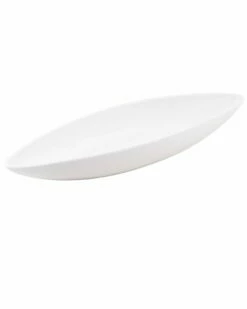 Home Essentials 15in X 4.5in Porcelain Oval Bowl Serveware