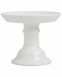 Home Essentials 6in Ridged Mini Cake Stand Serveware
