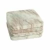 Home Essentials Set Of 4 4Indesert Square Marble Coasters Serveware -Home Essentials store 3050303097 RLLZ 1