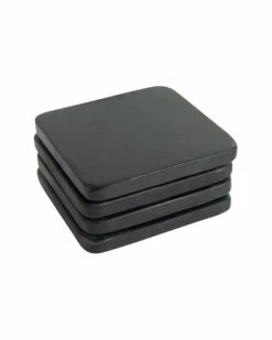 Home Essentials Set Of 4 4Insq Marble Coasters Serveware