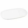 Home Essentials 14in X 9in Soft Rectangle Porcelain Tray Serveware