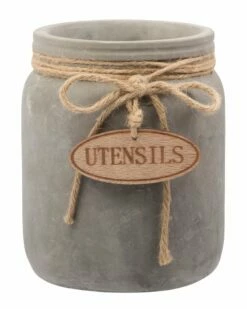 Home Essentials 7in Can Shape Utensil Crock Serveware