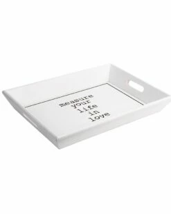 Home Essentials Ja 18in Wood Tray Measure Life Serveware