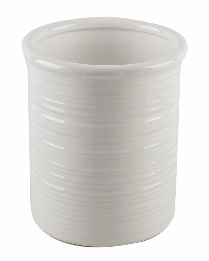 Home Essentials 6.3in Round Utensil Crock Serveware 3 Home Essentials 6.3in Round Utensil Crock Serveware