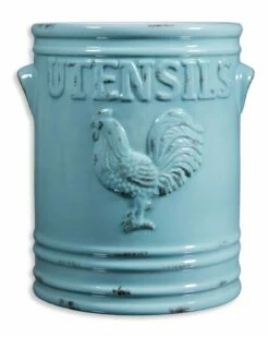 Home Essentials Rooster 7in Utensil Crock Serveware