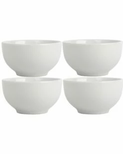 Home Essentials Set Of 4 5In Square Snack Bowls Dinnerware