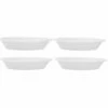 Home Essentials Set Of 4 6in Oval Mini Quiche Dishes Serveware