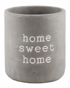 Home Essentials 6in Red 'Home Sweet Home' Utensil Cr Serveware