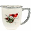 Home Essentials Cardinal Holly Round Mug Linens 1 Home Essentials Cardinal Holly Round Mug Linens -Home Essentials store 3050542140 RLLZ 1