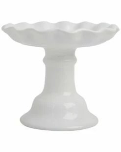 Home Essentials 6in Round Ruffle Min Cake Stand Serveware
