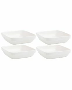 Home Essentials Ff Set Of 4 6 Soft Square All Purpose Bowls Serveware