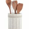 Home Essentials 6in Shiplap Rd Utensil Crock Serveware