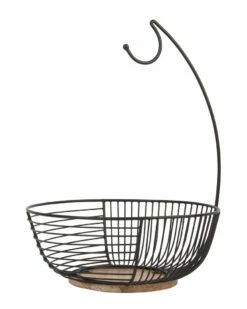 Home Essentials Wire Banana Hold With Bowl Serveware