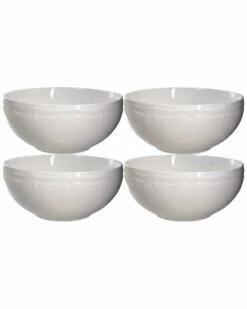 Home Essentials Set Of 4 6In Embossed Wavy Rm All Purpose Bowl Dinnerware