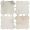 Home Essentials Set Of 4 Marble Coasters Serveware 1 Home Essentials Set Of 4 Marble Coasters Serveware -Home Essentials store 3050711032 RLLZ 1