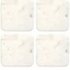 Home Essentials Set Of 4 4in Square Marble Coaster Serveware -Home Essentials store 3050789549 RLLZ 1