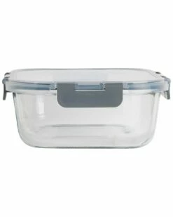 Home Essentials Fresh Square 27Oz Lock Lid Container Kitchen & Pantry Storage