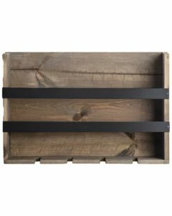 Home Essentials 14X21 Wood Wine Rack Shelf Bar Carts & Accessories