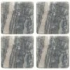 Home Essentials Set Of 4 4in Rolled Edge Marble Coaster Serveware 2 Home Essentials Set Of 4 4in Rolled Edge Marble Coaster Serveware -Home Essentials store 3050928368 RLLZ 1