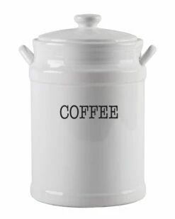 Home Essentials 84Oz Med Canister With Coffee Kitchen & Pantry Storage