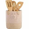 Home Essentials 7.3in Foot Pink Pig Utensil Croc Serveware -Home Essentials store 3050951676 RLLZ 1