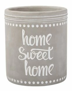 Home Essentials 6in Rd Home With Dots Utensil Crock Serveware