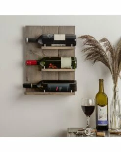 Home Essentials 12X16 Wood Wine Rack Shelf Bar Carts & Accessories