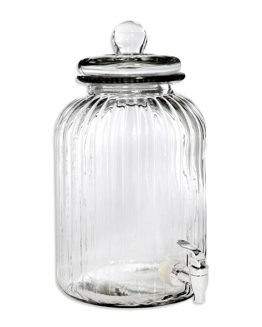 Home Essentials Monaco Ribbed 1.25Gal Display Bar Carts & Accessories 3 Home Essentials Monaco Ribbed 1.25Gal Display Bar Carts & Accessories