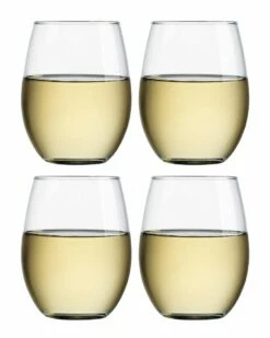 Home Essentials Basic/Craft Set Of 4 Stemless 15Oz Drinkware