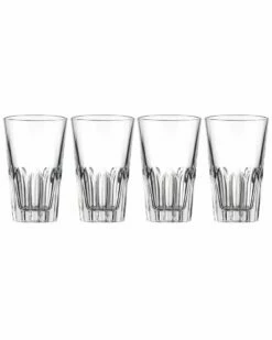 Home Essentials Market Square Hiball Set Of 4 13.7Oz Drinkware