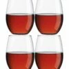 Home Essentials Basic Set Of 4 Stemless 20Oz Drinkware