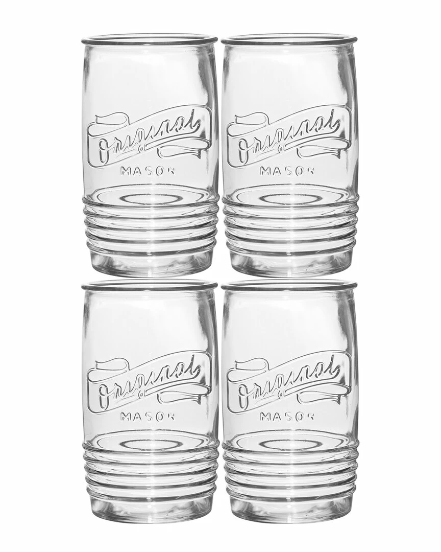 Home Essentials Original Set Of 4 Hiball Glass Drinkware 3 Home Essentials Original Set Of 4 Hiball Glass Drinkware