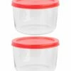 Home Essentials Fresh 1Cup 4Pc Bowls Red Lids Kitchen & Pantry Storage