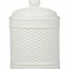 Home Essentials 28Oz Rd Basketweave Canister Kitchen & Pantry Storage