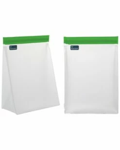 Home Essentials Lg Set Of 2 Peva Clear Storage Bags Kitchen & Pantry Storage