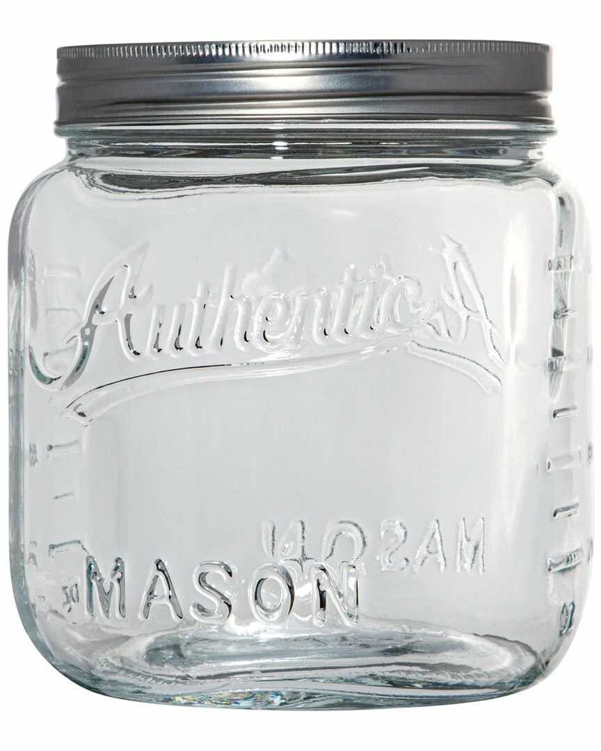 Home Essentials Authentic Mason 101Oz Canister Kitchen & Pantry Storage 3 Home Essentials Authentic Mason 101Oz Canister Kitchen & Pantry Storage
