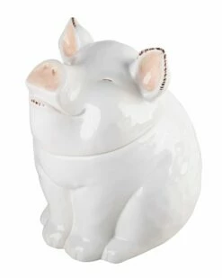 Home Essentials 9in Pig Cookie Jar With Gasket Kitchen & Pantry Storage